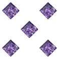 thumbnail image 2 of Qarigey Pañuelo Ropa a juego Head Wrap Bufanda DIY Crafting Cuadrado Moda Bandanas Compras Púrpura Púrpura 5piezas, 2 of 6