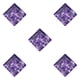 thumbnail image 2 of Sonducket Pañuelo Ropa a juego Head Wrap Bufanda DIY Crafting Cuadrado Moda Bandanas Compras Púrpura Púrpura 5piezas, 2 of 6
