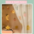 thumbnail image 5 of CAILDANL Students Dorm Bunk Bed Curtain Home Privacy Bed Shading Curtain Net Bed Cloth Dustproof Blackout Bed Canopy Bedding Curtain Students Dormitory Tent Lightproof Cloth Curtain, 5 of 7