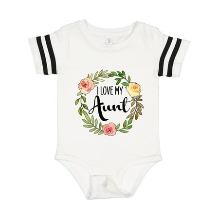 

Inktastic I Love My Aunt- Flower Circle Gift Baby Boy or Baby Girl Bodysuit