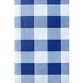 thumbnail image 2 of Newbridge Round Vinyl Flannel Backed Tablecloth, 70 Inch, Blue Buffalo Check, Indoor Outdoor Vinyl Waterproof Table Cloth, Cottage Gingham Print, 2 of 3