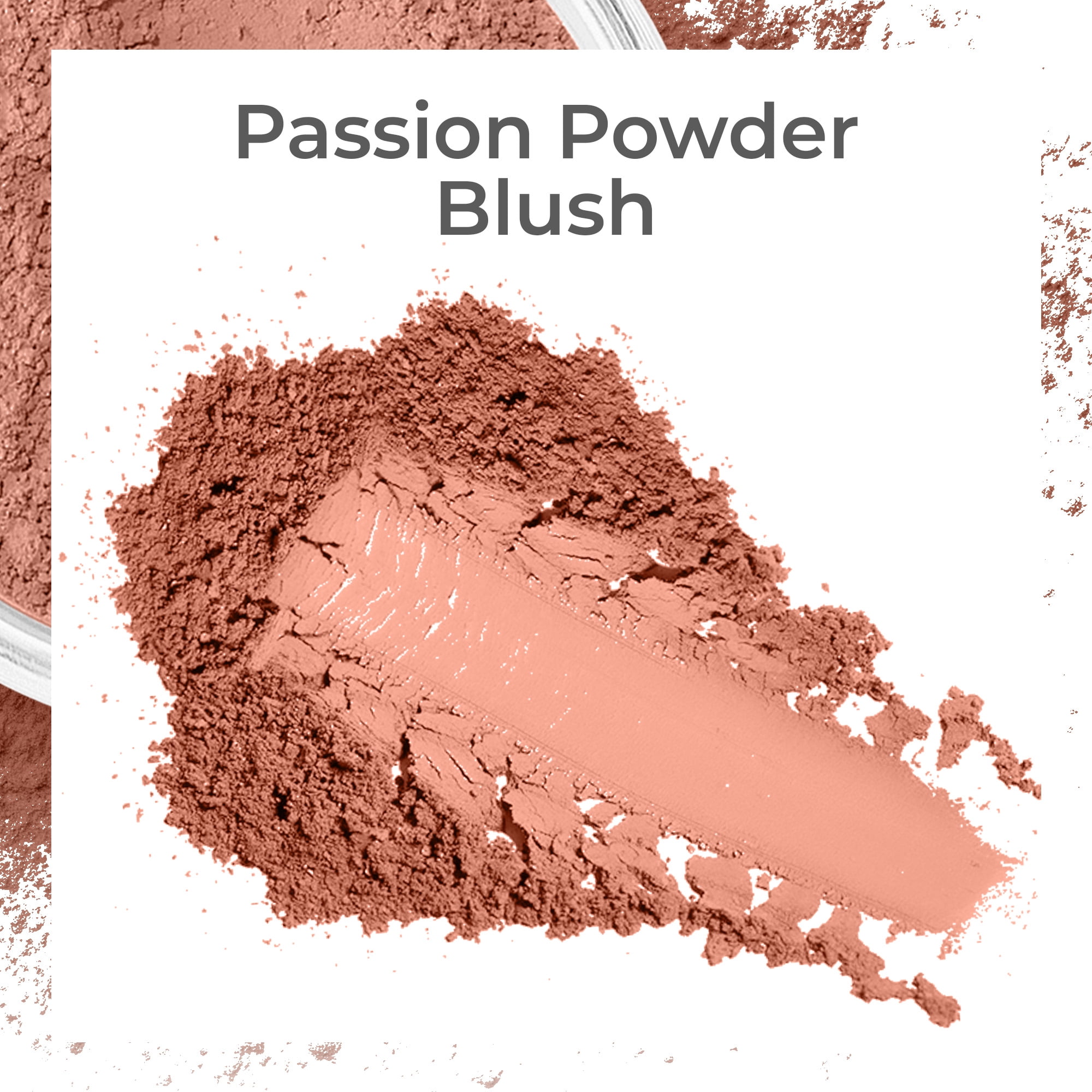 5pc BLUSH SET with BRUSH Mineral Makeup Kit Bare Face Powder Rouge Highlight (Full Size Blush Set)