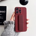 thumbnail image 1 of Pour iPhone 16 15 14 13 Pro Max Étui Sangle de Poignet Support Magnétique Support en Silicone Étui de Protection pour iPhone 11 12 TP Support Rouge pour iPhone X, 1 of 6