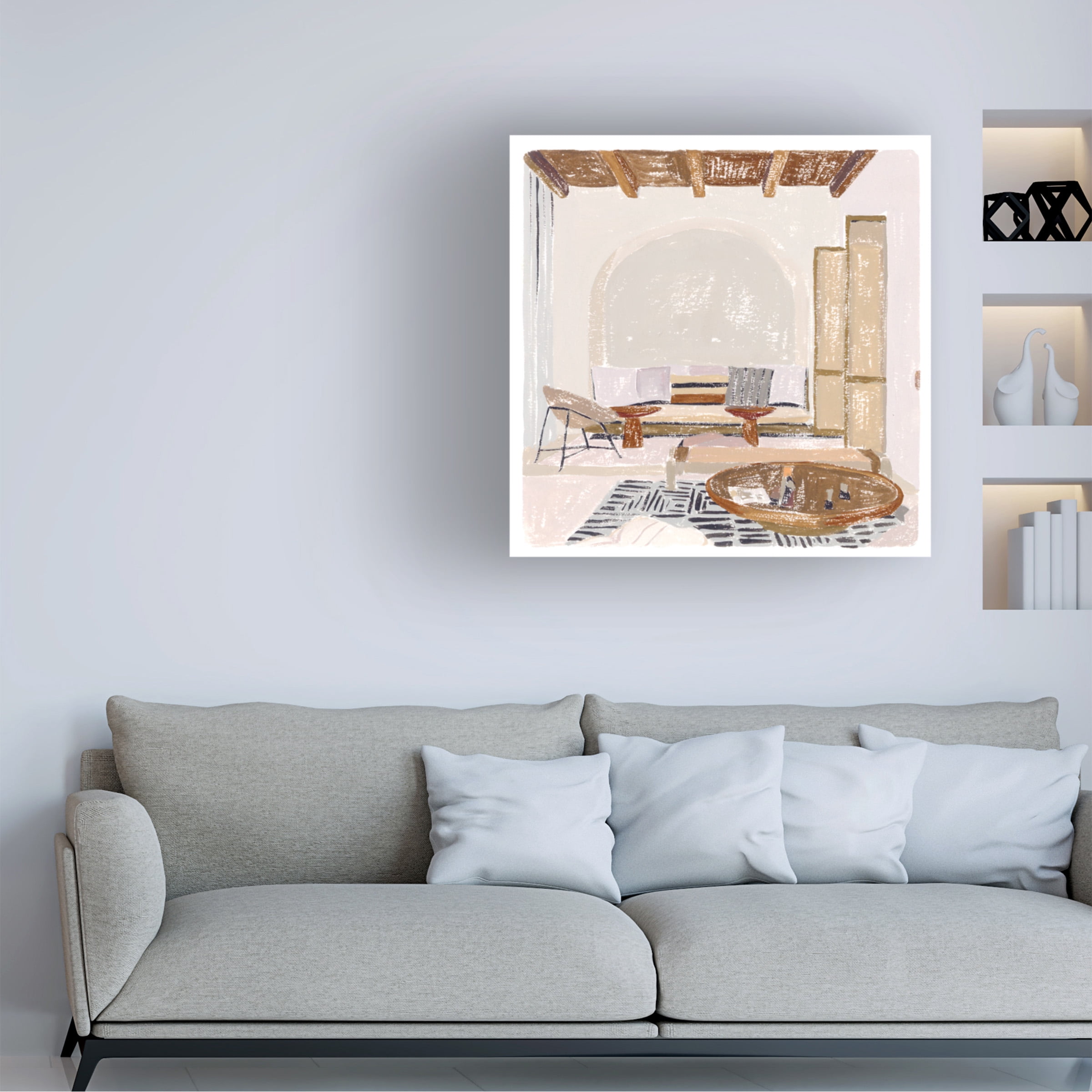 Melissa Wang 'The Salty Breeze V' Canvas Art