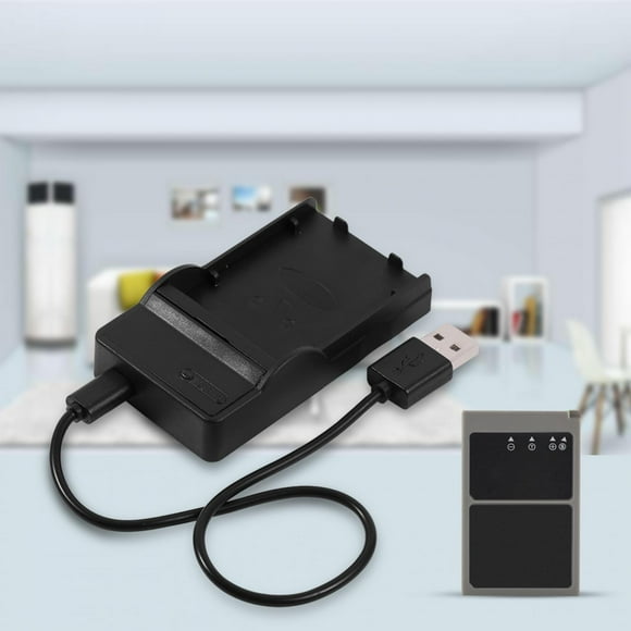 Estacia de Carga de la Batería, Protección Contra Sobecarga de Cargador de Batería Control de Corriente Autica Autica Negra Puerto USB de Larga Duración para
