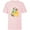 Soft Pink, variant on Disney Princess Tiana Cinderella and Belle Christmas Holiday - Short Sleeve T-Shirt for Kids - Customized-White