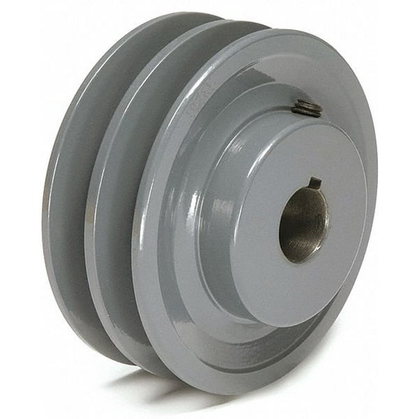 1" Fixed Bore Standard VBelt Pulley, For VBelt Section 4L, 5L, A, AX