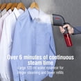 thumbnail image 6 of CHI Collapsible Travel Steamer, Powerful 20 Gram-Per-Minute Steam Output, Nonstick Heated Faceplate, 11611, 6 of 8