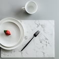 thumbnail image 3 of Leather Dining Table Place Mats, Heat-Resistant Anti-Skid Kitchen Table Mats, 3 of 9
