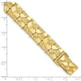 thumbnail image 3 of Primal Gold 14 Karat Yellow Gold 12.50mm Nugget Bracelet, 3 of 3