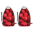 thumbnail image 2 of Uemuo Strawberry Red Printed Car Back Seat Protector,2 Pcs Backseat Car Organizer, Kick Mats Back Seat Protector , Back Seat Organizer for Kids, 2 of 8