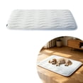 thumbnail image 2 of Pet Cooling Mat for Large Dogs Thin Breathable Indoor Crate Pad with Chill Cool Fiber Portable Washable Kennel Mat Ice Silk Summer Outdoor Floor Pad for Dogs Cats 36x23 Inch, 2 of 8