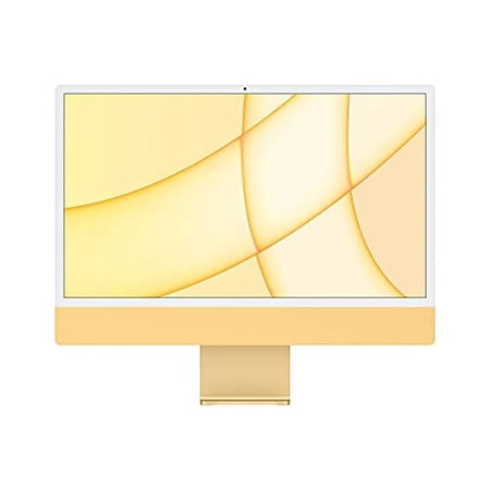 Restored 2021 Apple 24" iMac (Apple M1, 3.2GHz, 8 Core GPU, 8GB RAM, 256GB SSD) Yellow (Refurbished)