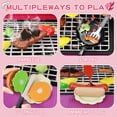thumbnail image 4 of Parrilla para barbacoa Play Kitchen Toys Bstoyder con humo y rosa claro, 4 of 7