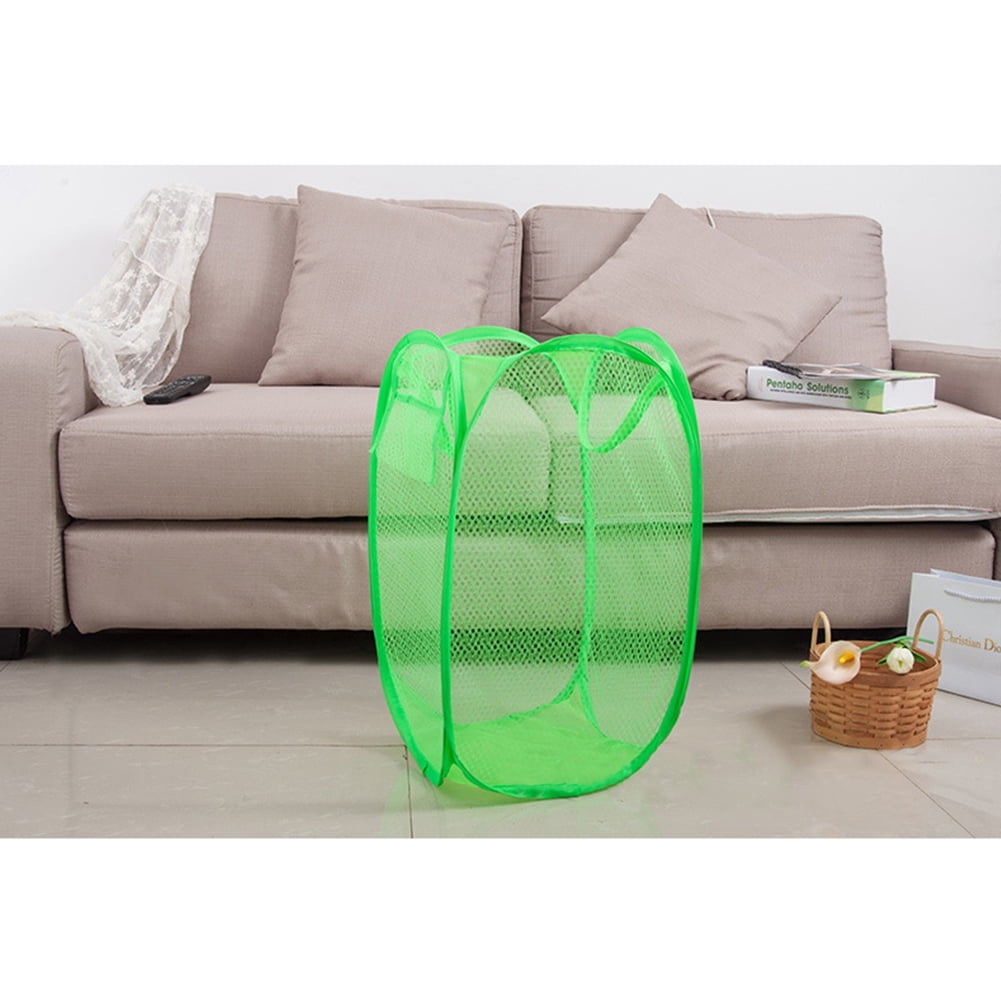 Household Foldable PopUp Laundry Hamper with Side Handles Large