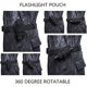 thumbnail image 5 of Funda táctica para linterna, funda para cinturón con Clip giratorio para caza, soporte para linterna, funda para antorcha, 5 of 5