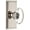 Polished Nickel, variant on Grandeur 810943 Carre Solid Brass Rose Single Dummy Door Knob - Brass