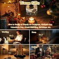 thumbnail image 7 of Candle Warmer Lamp with Timer, Mushrooms Strawberries Dragonflies Leaves Flowers Non-slip Wireless Remote Control Wax Melts Warmer with 4 Bulbs for Home Office Dorm, Birthday Gifts for Women, 7 of 7
