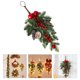 thumbnail image 4 of Adorno navideño colgante al revés para Navidad, corona navideña, suministros para adornos, 4 of 7