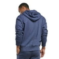 thumbnail image 2 of Men's Cotton Blend Lightweight Fleece Lined Sport Gym Zip Up Sweater Hoodie, Navy Marl XL, 1 Count, 1 Pack, 2 of 4