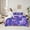 Purple, variant on Homewish Watercolor Gradient Butterfly 7-Piece Bedding Comforter Set,3D Colorful Butterflies King Bedding Sets,Blue Pink Ombre Bed Sheets For Girls Teens,Luxury Bedroom Decor Reversible