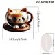 thumbnail image 3 of Dreamy 2D Flat Acrylic Living Room TV Cabinet Housewarming Home Decoration, 3 of 7