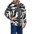 thumbnail image 3 of Zip Up Hoodies for Men - Leopard And Zebra k Long Sleeve Comfrt Men'S Fashion Hoodies & Sweatshirts, Jackets for Men Hoodies Pullover Clothing Clothes with Pouch, 3 of 5