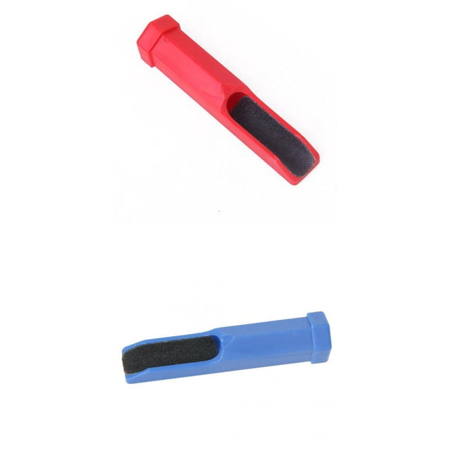 2pcs Snooker Billiard Cues Leather Tip 2-Side Grinding Tool Repair Rod kusrkot Herramienta de reparación de billar