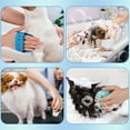 thumbnail image 3 of Qweryboo 3Pcs Dog Bath Scrubber, Pet Massage Grooming Shower Silicone Brush, Washing Brush Scrubber with Adjustable Ring Handle, Dog Shampoo Brush for Short Long Haired Dogs Cats, 3 of 9