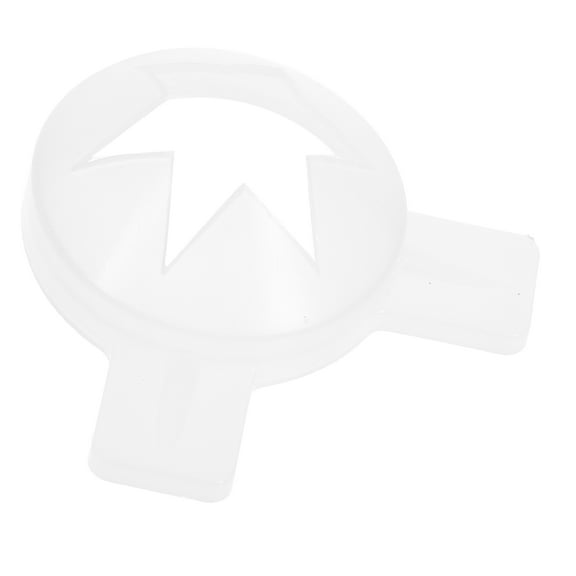 KALLORY Ice Cream Machine Soft Serve Nozzle for Business Owners and Ice Cream Makers 1Pcs 4.9x4.0x3.5in White