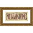 thumbnail image 1 of Shamp, Cindy 14x8 Gold Ornate Wood Framed with Double Matting Museum Art Print Titled - Mountain Home, 1 of 4
