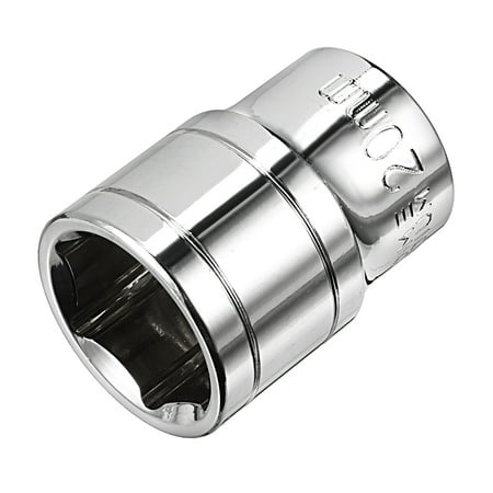 

1/2-inch Drive 20mm 6-Point Shallow Socket Cr-V