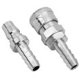 thumbnail image 2 of 20 piezas manguera neumática galvanizada de hierro acoplador rápido conector de compresor de aire accesorios para mangueras #2, 2 of 6