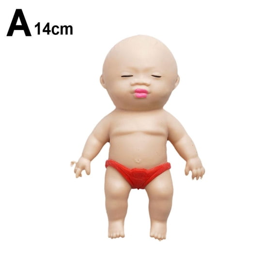 Cute Squeeze Doll Toys TPR Simulation Doll 8/14CM T5E4 C6I7 S6N8 D1