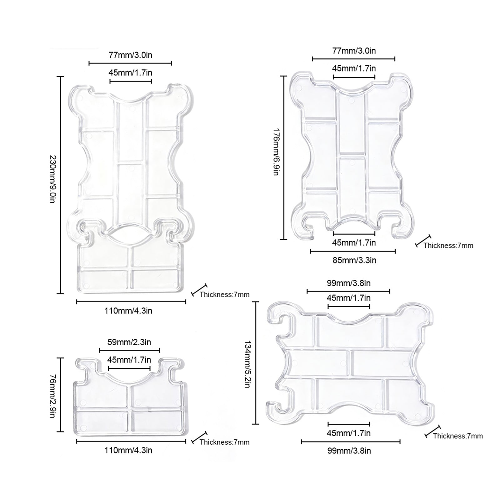 Clear Heavy Duty Wall Protector Guard for Sofa Bed and Door Corner - Furniture for Living Room and Home Spaces