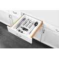thumbnail image 2 of Rev-A-Shelf GCT-3W-52 Plastic Compartment Cutlery Tray Insert Organizer, White, 2 of 5