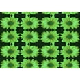 thumbnail image 1 of Ahgly Company Indoor Rectangle Patterned Deep Emerald Green Area Rugs, 5' x 7', 1 of 6