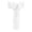 White, variant on Nuoqisi Chair Sashes, Organza Elegant Chair Bows Sheer Ribbon Tie Back Universal Chiffon Knots Ties for Wedding Banquet Party Decoration Classroom , White
