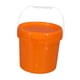 thumbnail image 4 of Cubo de pintura, cubo de pintura de 5 l, cubo de agua multiusos vacío, cubo de almacenamiento con tapa Naranja, 4 of 9