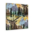 thumbnail image 5 of "Elk of Expressionism" - Canvas, 5 of 25