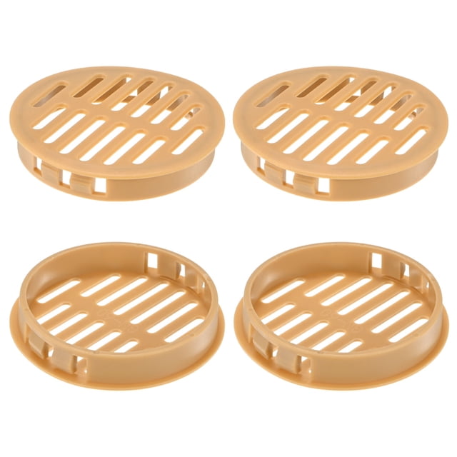 Uxcell 4-Pack Respiraderos de Soffit Redondos, 60mm/2.4 Pulgadas Plástico