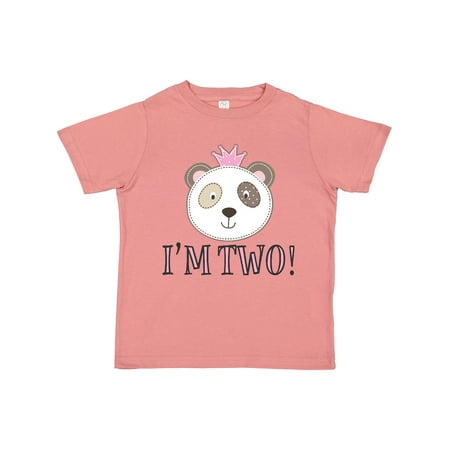 

Inktastic 2nd Birthday Panda 2 Year Old Girl Gift Toddler Toddler Girl T-Shirt