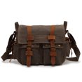 thumbnail image 1 of Bolso de lona para hombre, bolso cruzado, bolso informal para hombre, bolso verde para hombre, 1 of 6
