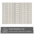thumbnail image 4 of Well Woven 5' x 7' Ivory Outdoor Rug, 4 of 8