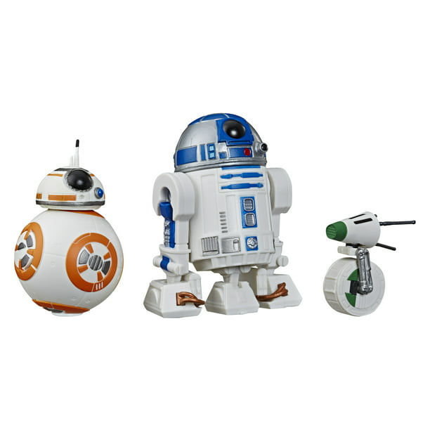 Star Wars Galaxy of Adventures R2-D2, BB-8, D-O 3-pack Droid Figures