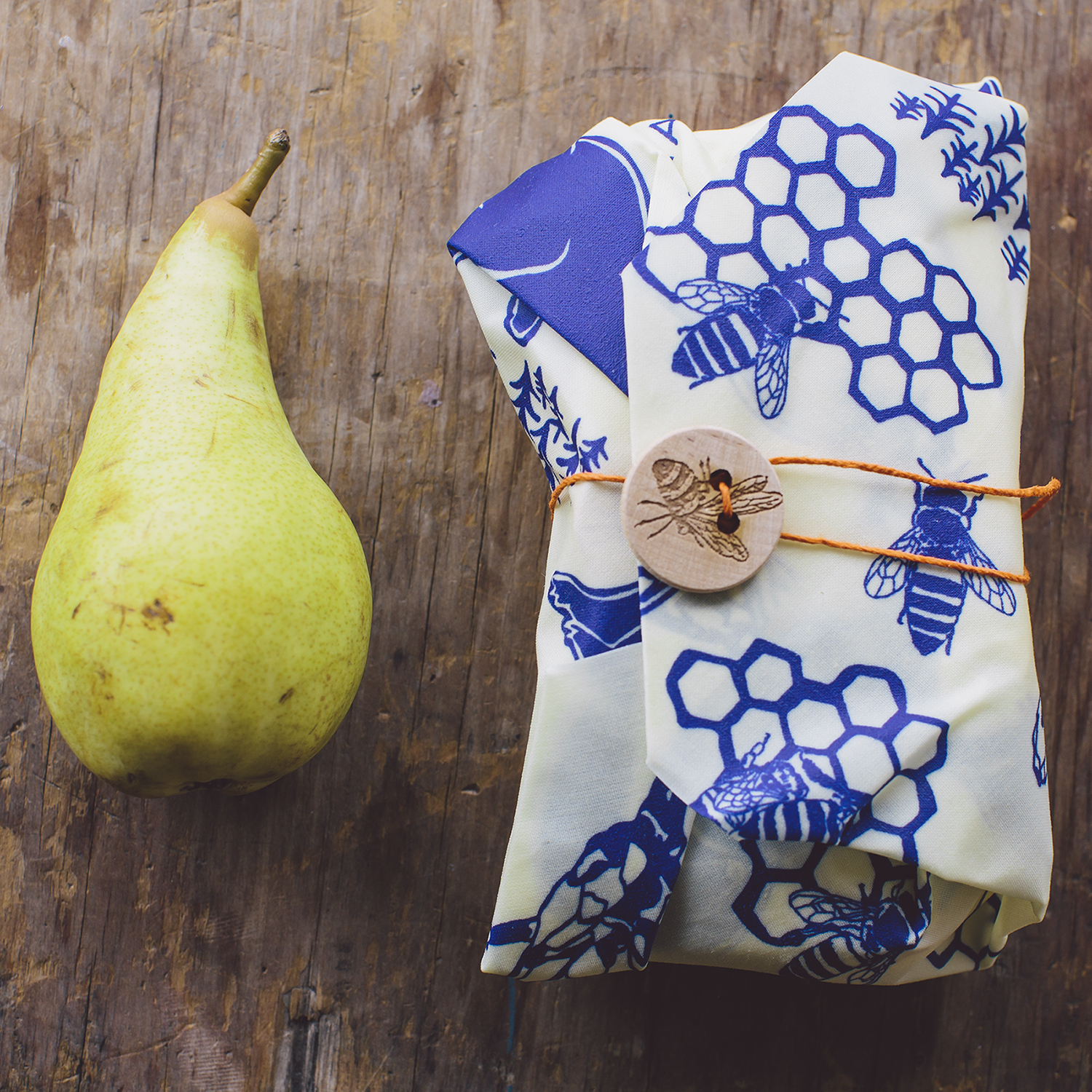 Bee's Wrap - Lunch Pack - with Certified Organic Cotton - Plastic and Silicone Free - Reusable Eco-Friendly Beeswax Food Wrap - Sandwich Wrap and 2 Medium Wraps - image 3 of 3
