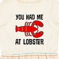 thumbnail image 4 of Inktastic Funny Lobster Lover Kids Seafood Girls Toddler Dress, 4 of 5