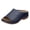 Navy, variant on Clearence Women's Vintage Leather Wedge Sandals Hollow Round Toe Slingback Design Rubber Sole Non-Slip Flat Heel Summer Casual Outdoor Walking Shoes Arch Support Comfort