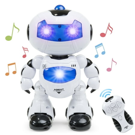 Best Choice Products Kids Electronic RC Intelligent Walking Dancing Futuristic Robot STEM Toy w/ Music, Lights - (Best Small Delivery Vehicle)