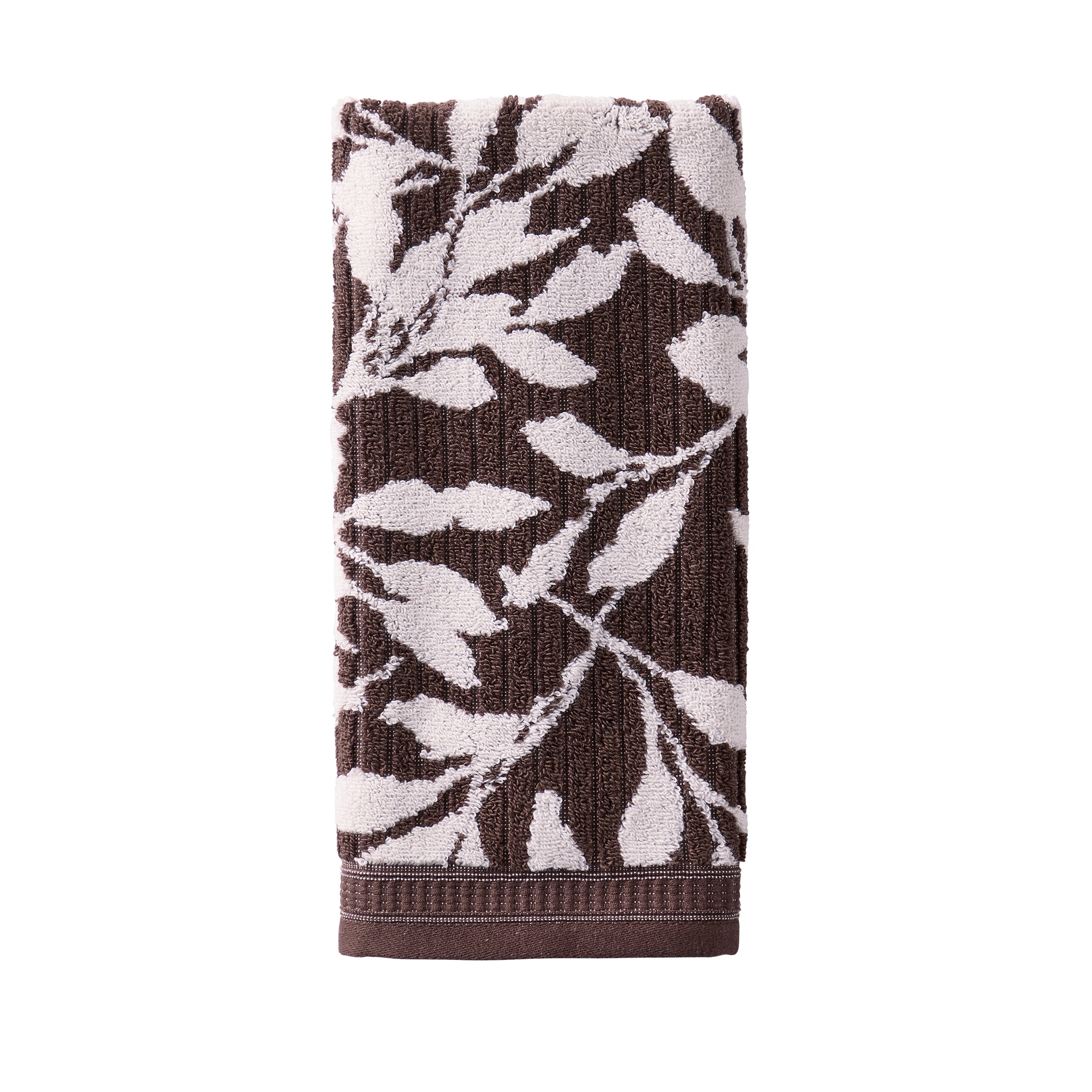 Better Homes & Gardens Signature Soft Floral 6 Piece Towel Set,Brown Basket/Vanilla Dream